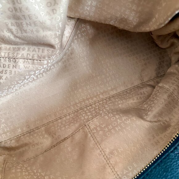 KATE SPADE Black Leather Shoulder Bag - Classic Hobo Satchel 2000s-2010s - Picture 13 of 14